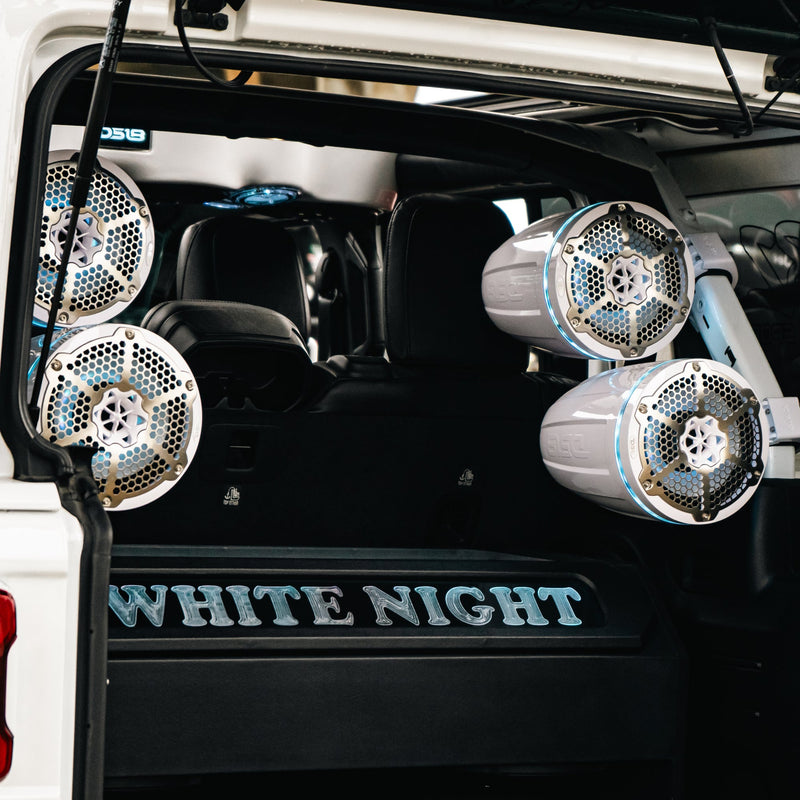 Load image into Gallery viewer, NXL 8" Marine and Powersports Towers LED RGB Lights 125 Watts Rms - White