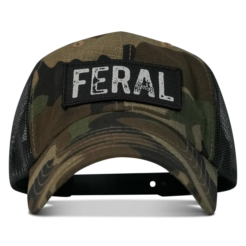 Load image into Gallery viewer, Feral Patch RipStop Tactical Mesh Snapback Hat