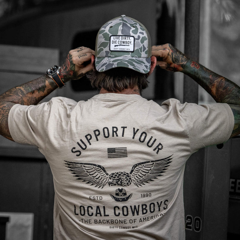 Load image into Gallery viewer, Support Your Local Cowboys Men's T-Shirt
