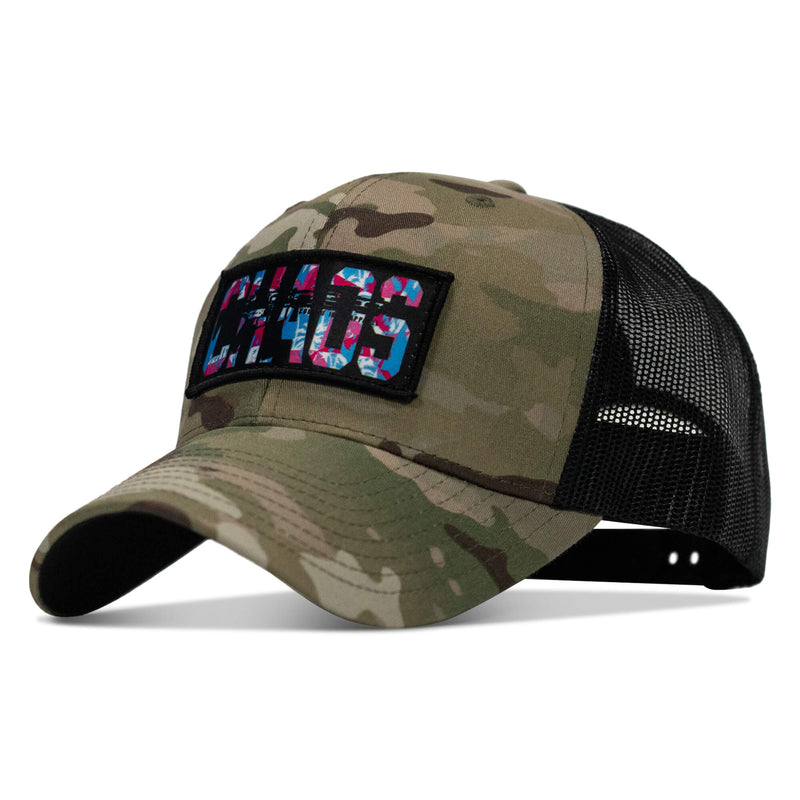 Load image into Gallery viewer, Chaos Hawaiian Patch Snapback Hat