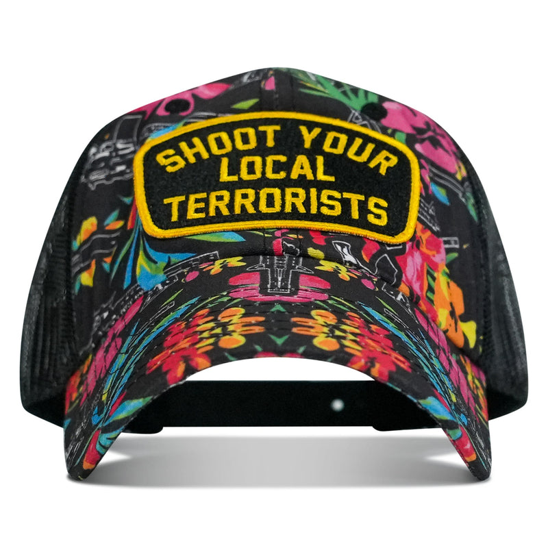 Load image into Gallery viewer, Shoot Your Local Terrorists Patch RipStop Tactical Mesh Snapback Hat