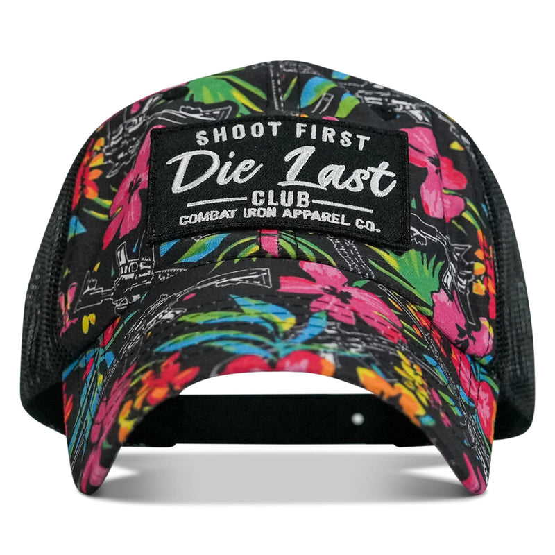 Load image into Gallery viewer, Shoot First. Die Last. Club Patch Tactical Ripstop Mesh Snapback Hat