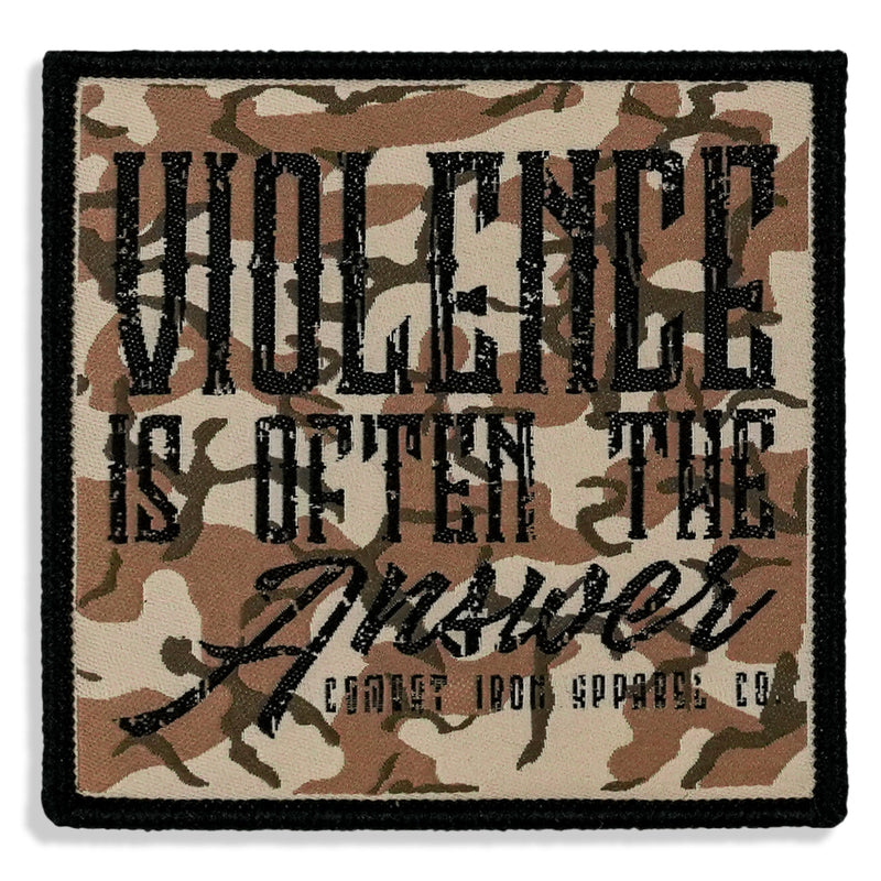 Load image into Gallery viewer, Violence is Often The Answer Soft Velcro Patch