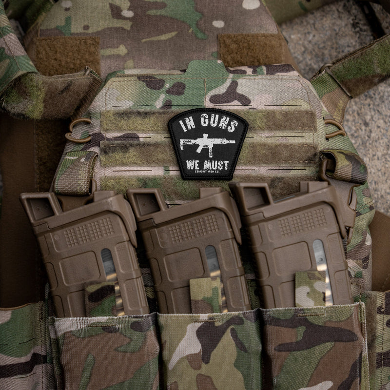 Load image into Gallery viewer, In Guns We Must Velcro Patch