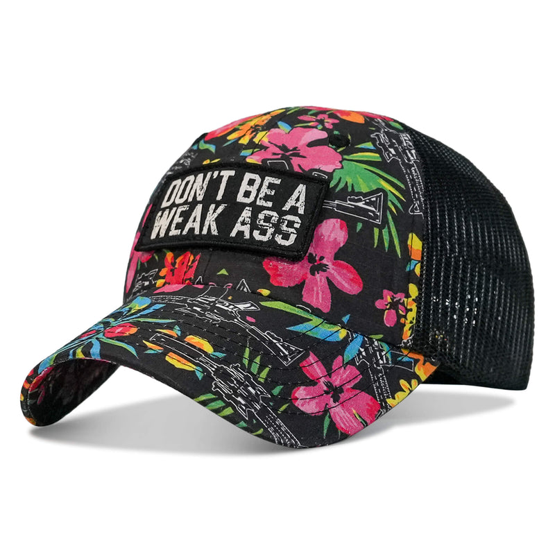 Load image into Gallery viewer, Don't Be A Weak Ass Patch Tactical Ripstop Mesh Snapback Hat