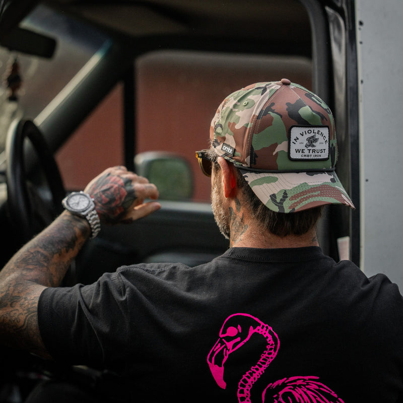 Load image into Gallery viewer, In Violence We Trust Patch Weekender Snapback