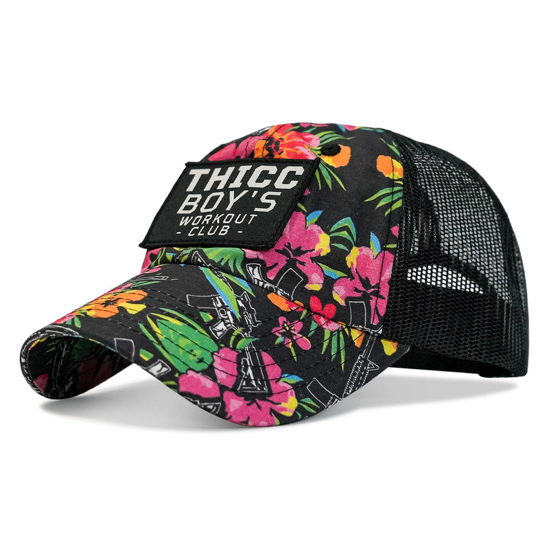 Load image into Gallery viewer, Ripstop Thicc Boys Workout Club Patch Tactical Ripstop Mesh Snapback Hat