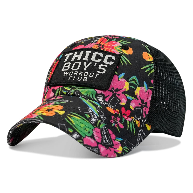 Load image into Gallery viewer, Ripstop Thicc Boys Workout Club Patch Tactical Ripstop Mesh Snapback Hat