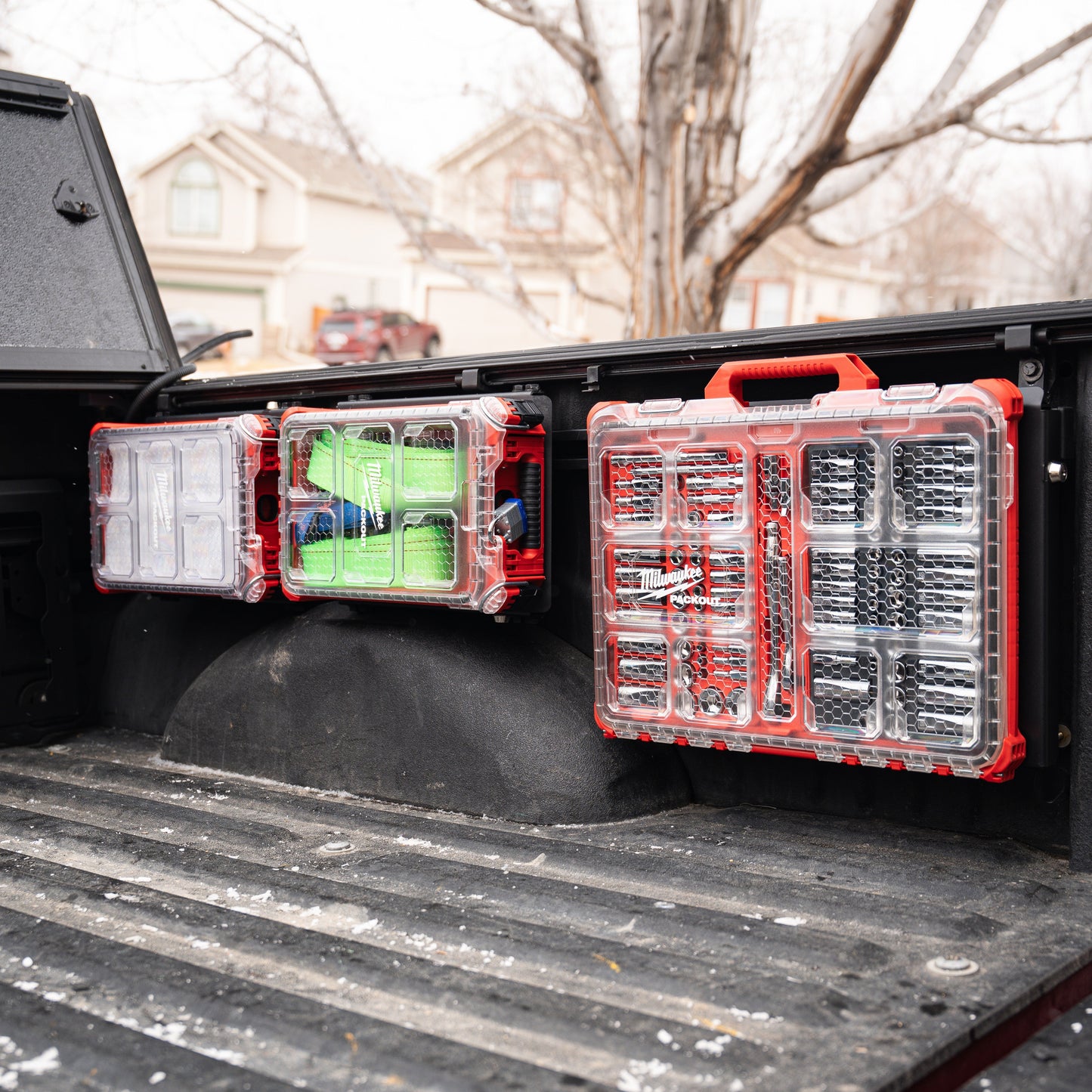 Integral Rails + Tie-down Cleats - Ford F150 & Raptor 2015+ (5.5' Bed Only)
