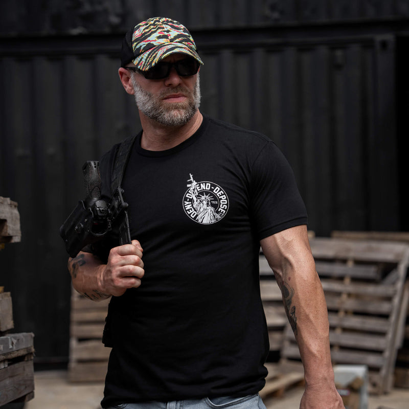 Load image into Gallery viewer, Deny. Defend. Depose Men's T-Shirt