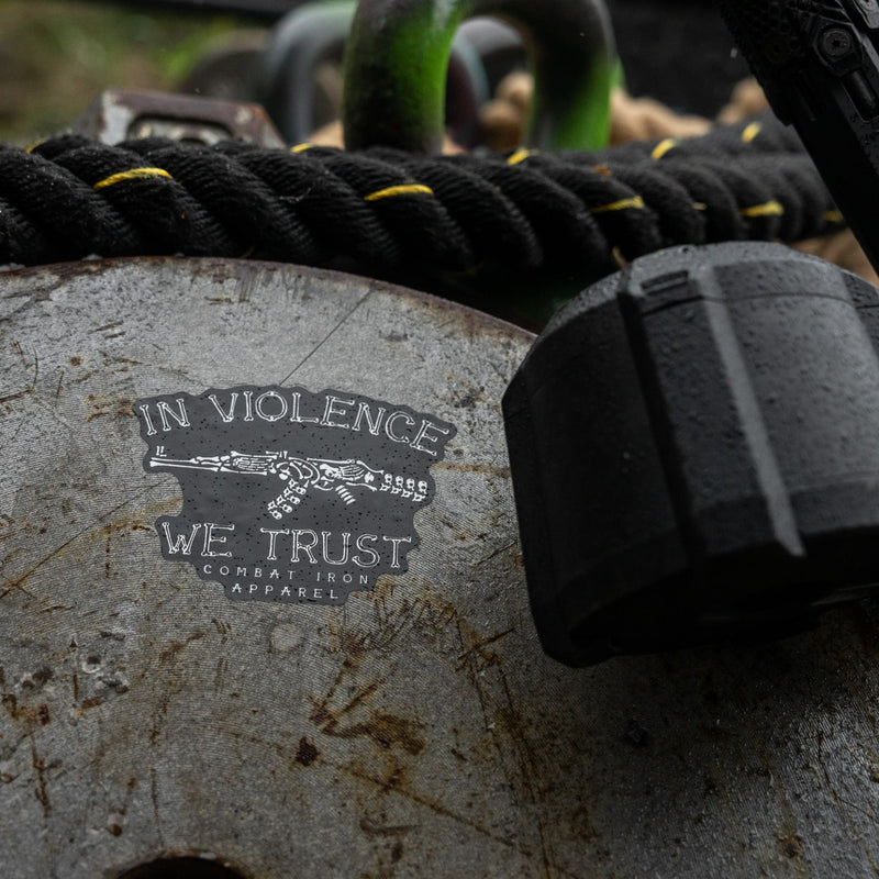 Load image into Gallery viewer, In Violence We Trust AK Decal