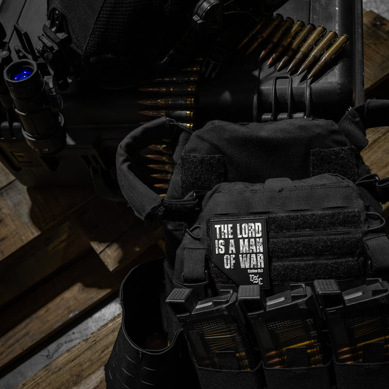 Load image into Gallery viewer, The Lord Is A Man Of War PVC Patch