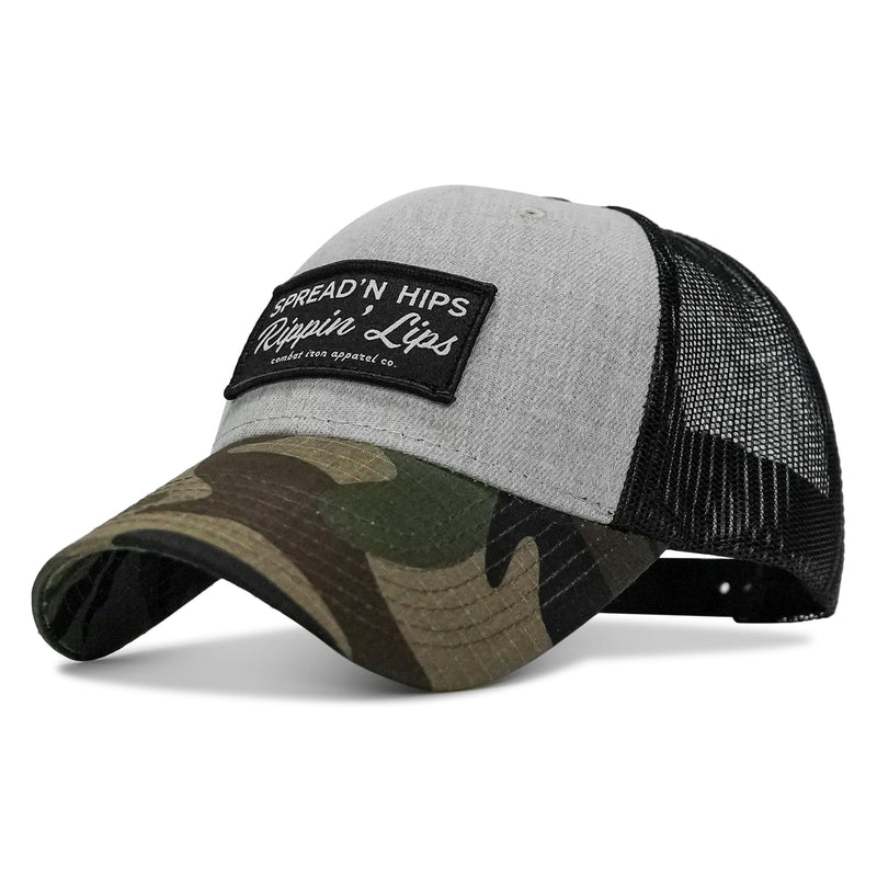 Load image into Gallery viewer, Spreadin' Hips Rippin' Lips Patch Snapback