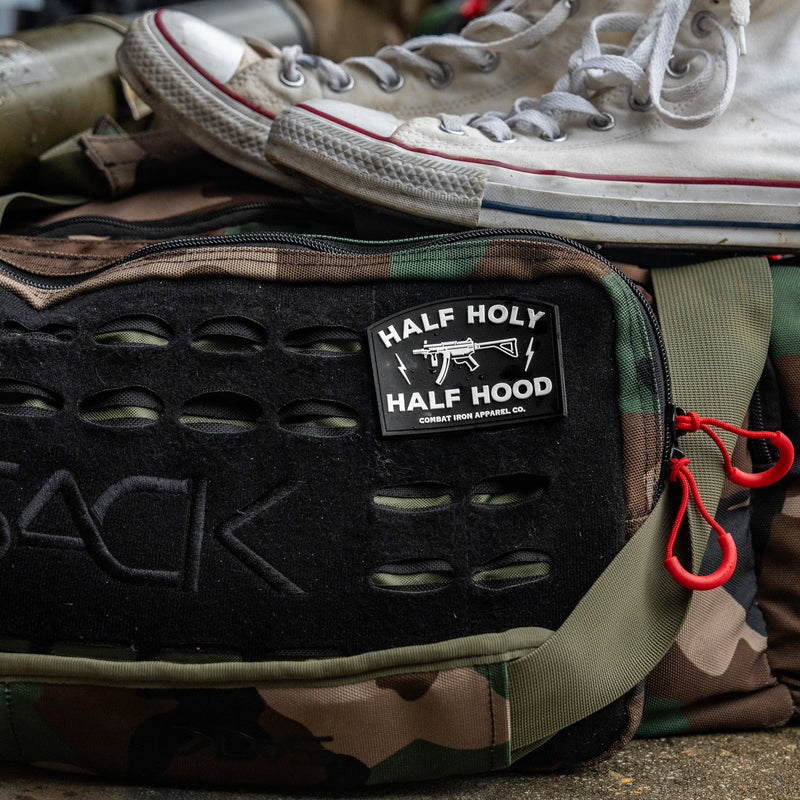 Load image into Gallery viewer, Half Holy Half Hood PVC Patch