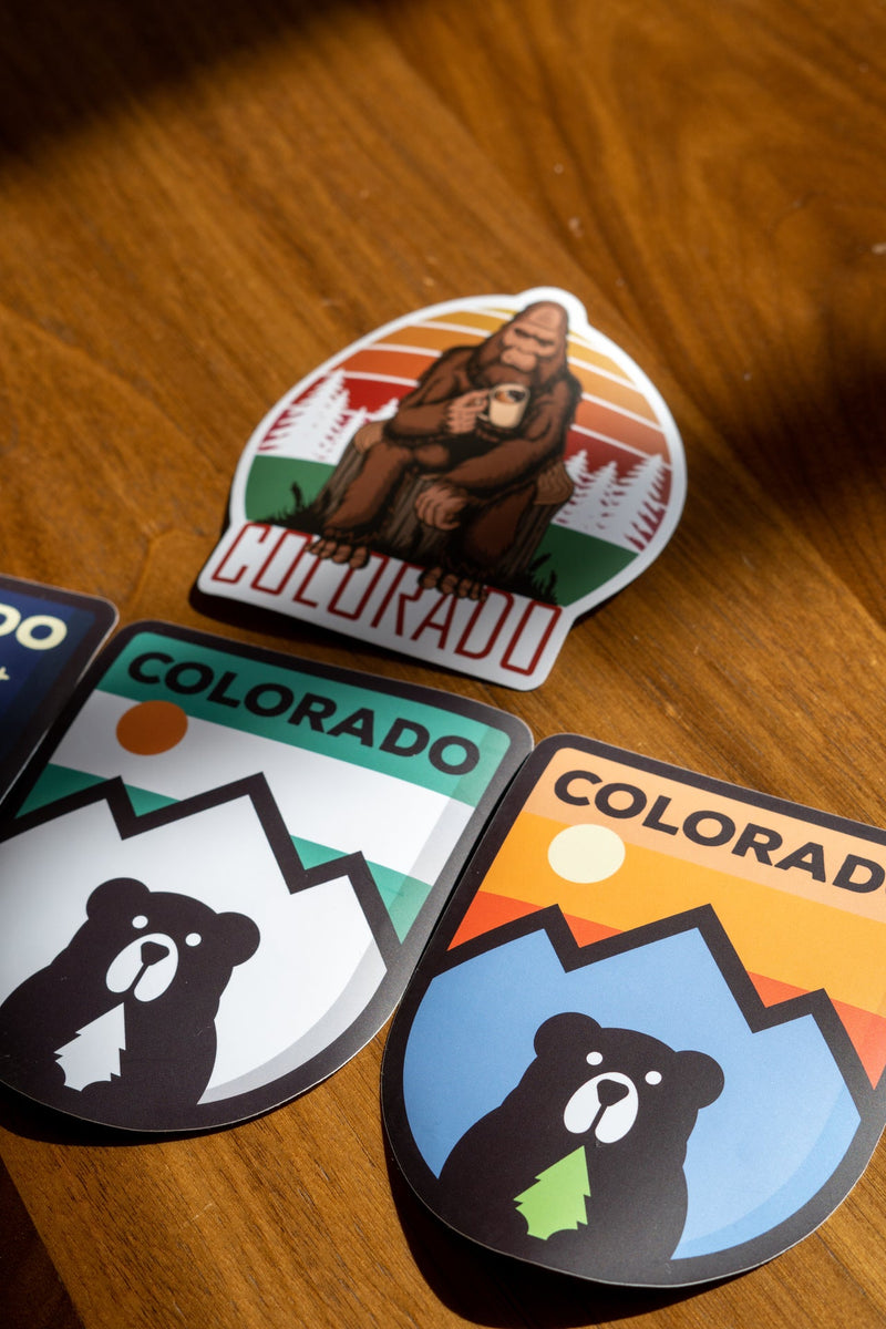 Load image into Gallery viewer, Colorado Coffee Squatch Sticker