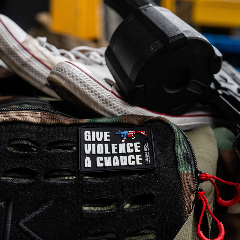 Load image into Gallery viewer, Give Violence A Chance PVC Patch