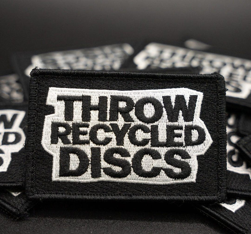 Load image into Gallery viewer, Throw Recycled Discs Patch (Velcro On Backside)