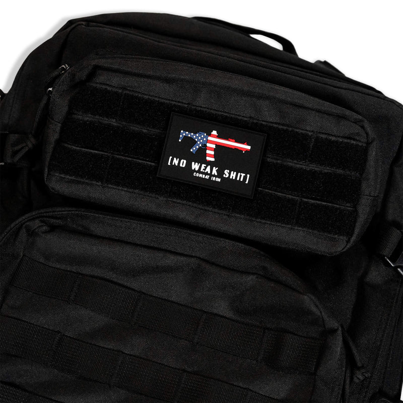 Load image into Gallery viewer, No Weak Shit American Flag Rifle PVC Patch