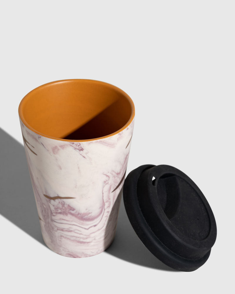 Load image into Gallery viewer, 12 oz. Stoneware Travel Mug