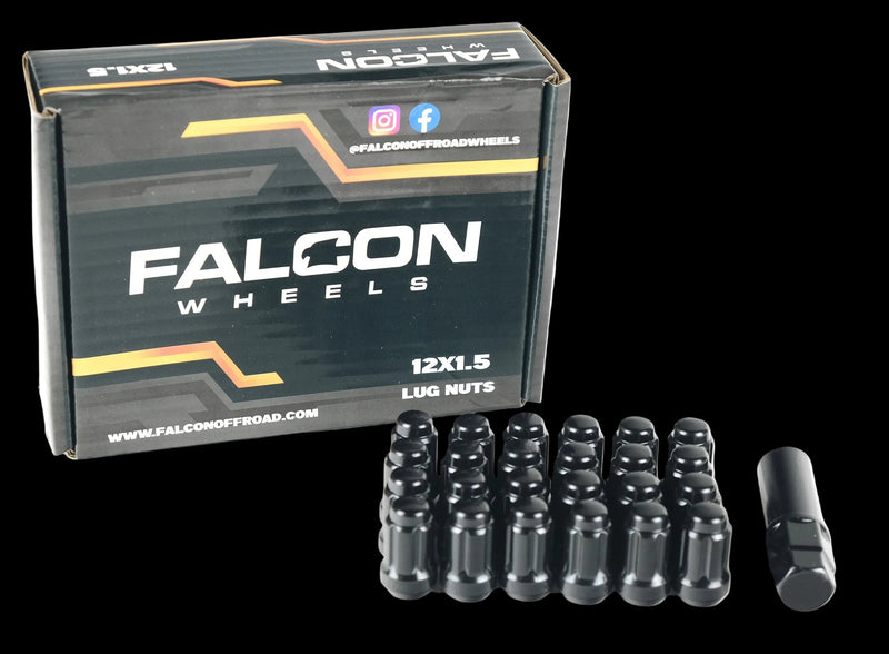 Load image into Gallery viewer, Falcon Wheels | M12x1.5 Spline Lug Nut W/Key 24pc