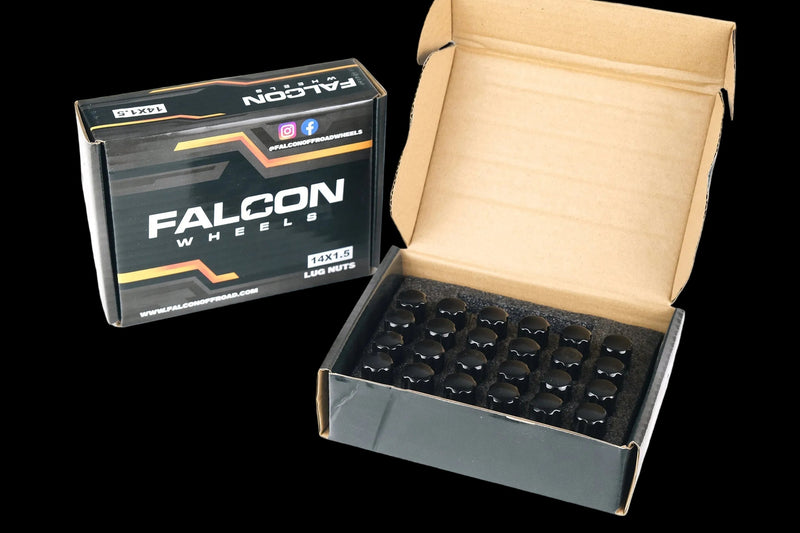 Load image into Gallery viewer, Falcon Wheels | M14x1.5 Spline Lug Nut W/Key 24pc