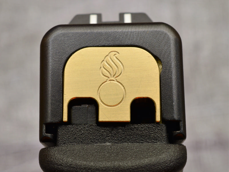 Load image into Gallery viewer, Milspin ARMY Glock Slide Back Plates (Most Popular)