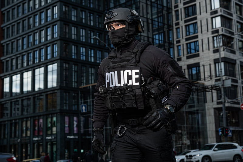 Load image into Gallery viewer, M-Tac Police Back Patch 11.8"x6"