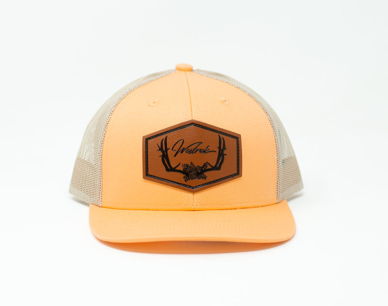 Load image into Gallery viewer, Peach Floral Antler