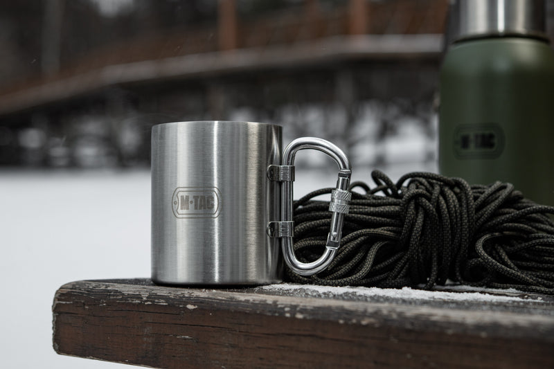 Load image into Gallery viewer, M-Tac Thermo Mug 9oz with Carabiner