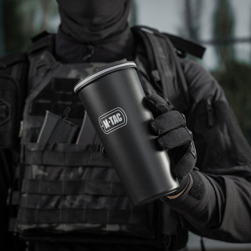 Load image into Gallery viewer, M‑Tac Thermal Mug 15 oz with Lid