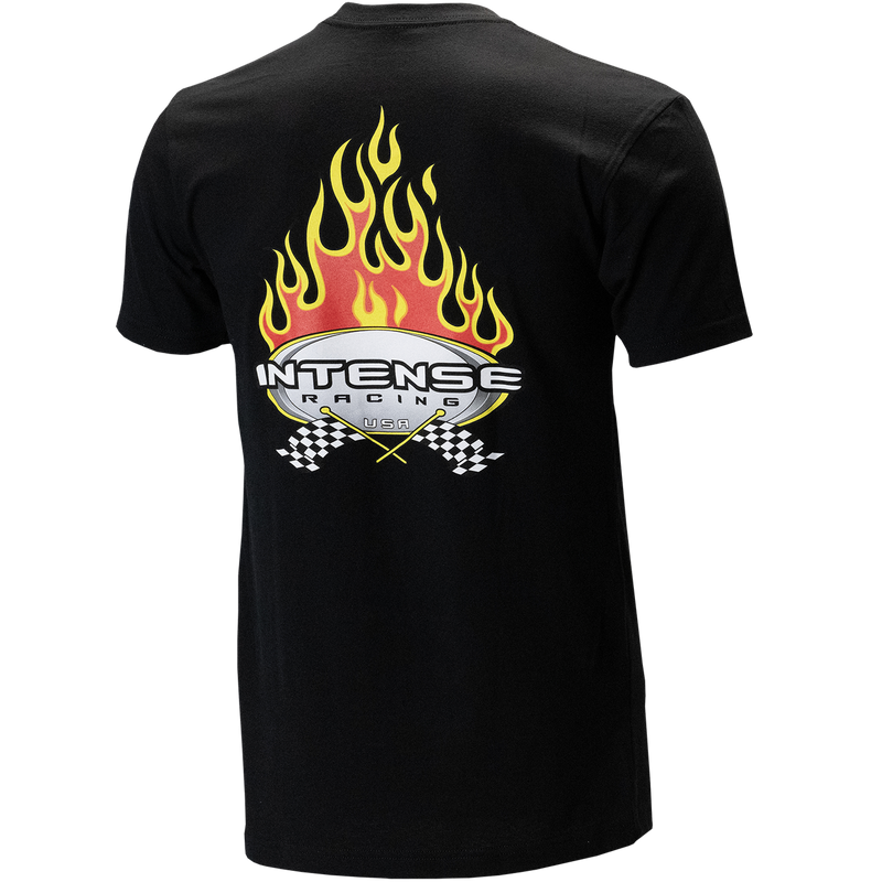 Load image into Gallery viewer, Men's Racing Flame Tee Black
