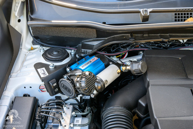Load image into Gallery viewer, CAtuned Off-Road 2025 Subaru Forester ARB Compact Air Compressor with Mount and Air Fitting Kit