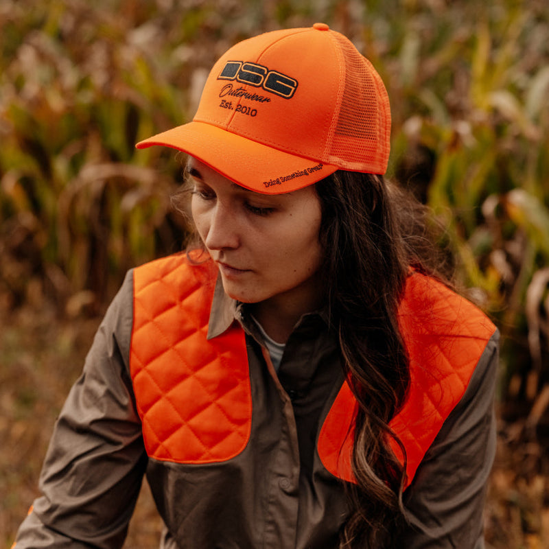 Load image into Gallery viewer, Hi Vis Trucker Cap - Hi Vis Orange