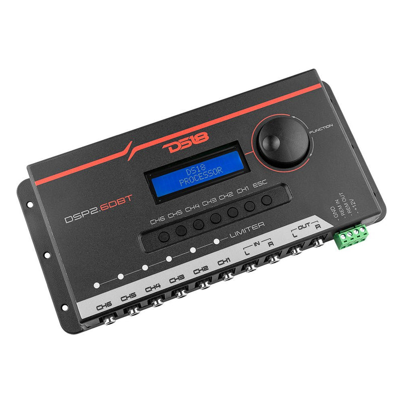 Load image into Gallery viewer, 2-Channel In and 6-Channel Out Digital Sound Processor (DSP) with Bluetooth and LCD Screen