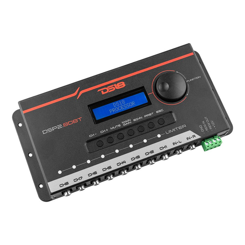 Load image into Gallery viewer, 2-Channel In and 8-Channel Out Digital Sound Processor (DSP) with Bluetooth and LCD Screen