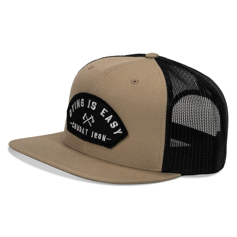 Load image into Gallery viewer, Dying Is Easy Patch Flatbill SnapBack Hat