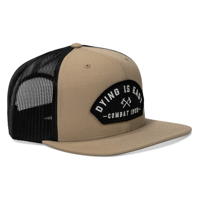 Load image into Gallery viewer, Dying Is Easy Patch Flatbill SnapBack Hat