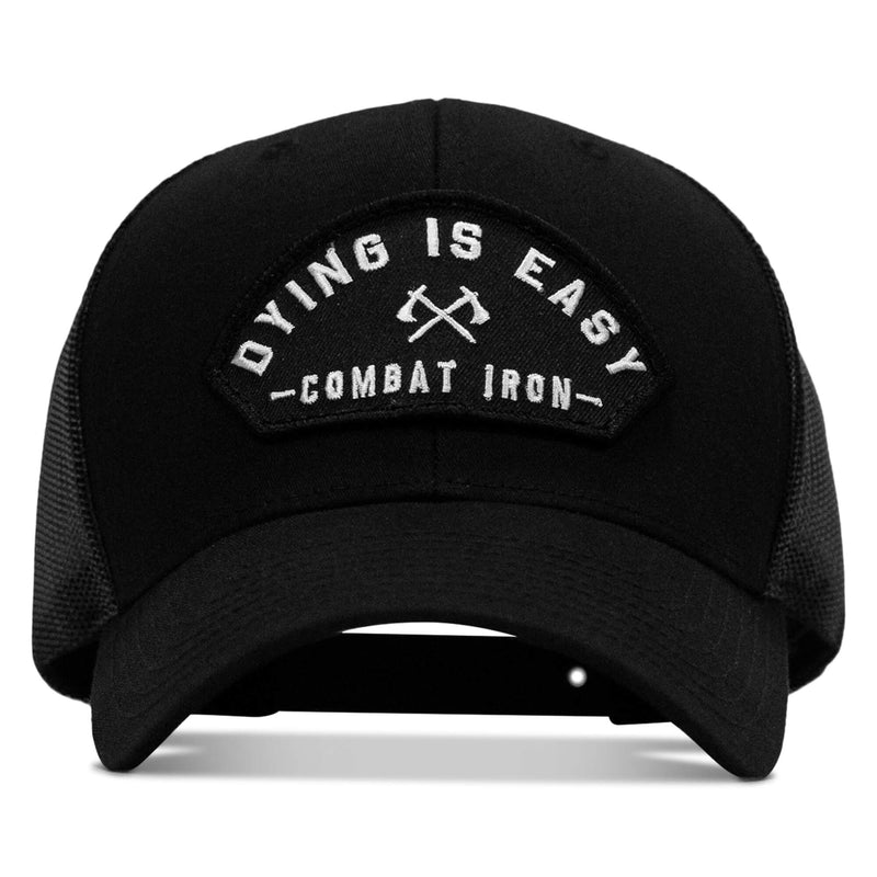 Load image into Gallery viewer, Dying Is Easy Arched Patch Snapback Hat