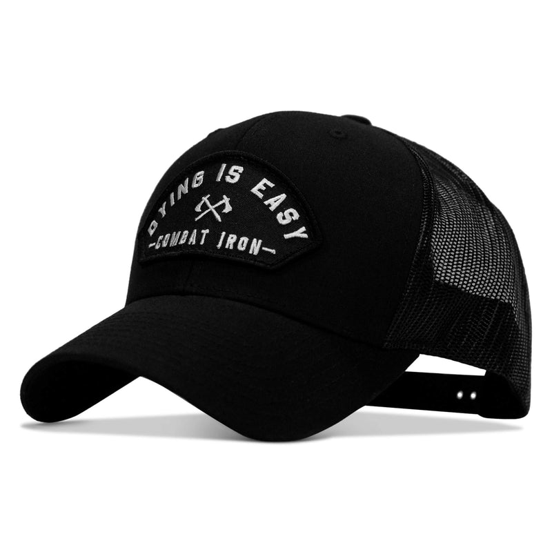 Load image into Gallery viewer, Dying Is Easy Arched Patch Snapback Hat