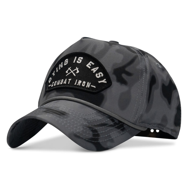Load image into Gallery viewer, Dying Is Easy Arched Patch Weekender Snapback