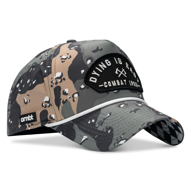 Load image into Gallery viewer, Dying Is Easy Arched Patch Weekender Snapback