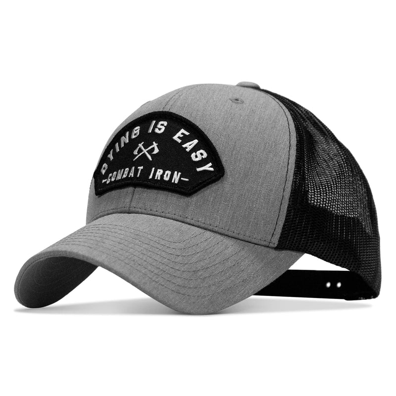 Load image into Gallery viewer, Dying Is Easy Arched Patch Snapback Hat