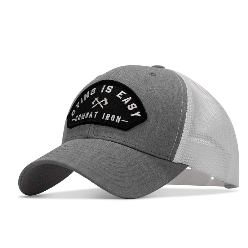 Load image into Gallery viewer, Dying Is Easy Arched Patch Snapback Hat