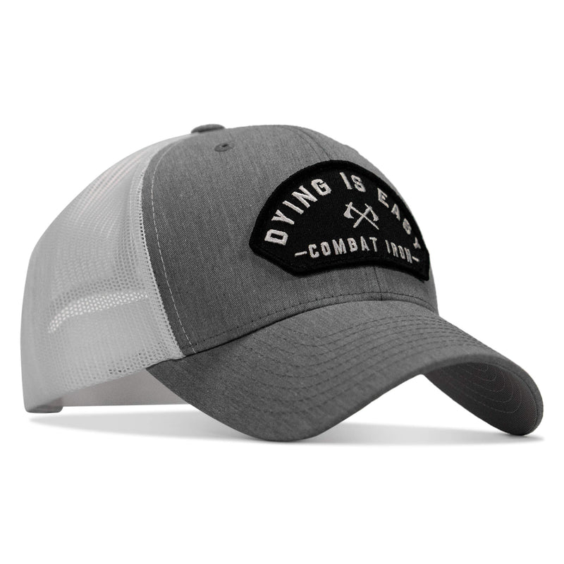 Load image into Gallery viewer, Dying Is Easy Arched Patch Snapback Hat