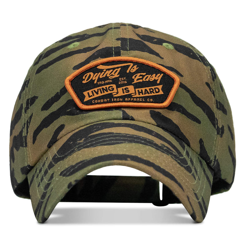Load image into Gallery viewer, Dying Is Easy, Living Is Hard Patch Tactical Ripstop Mesh Snapback Hat