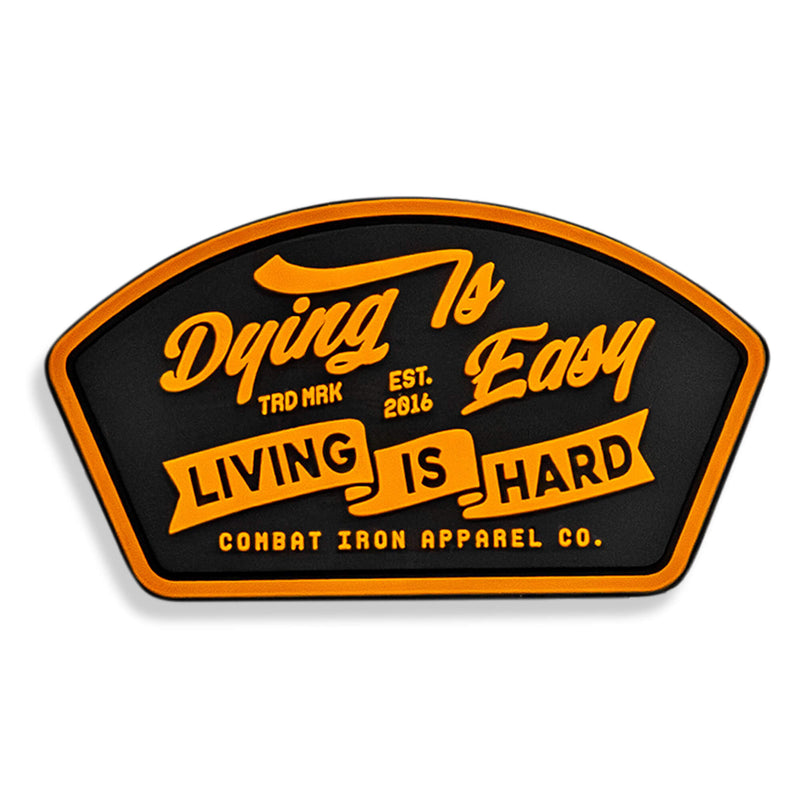 Load image into Gallery viewer, Dying Is Easy, Living Is Hard PVC Patch