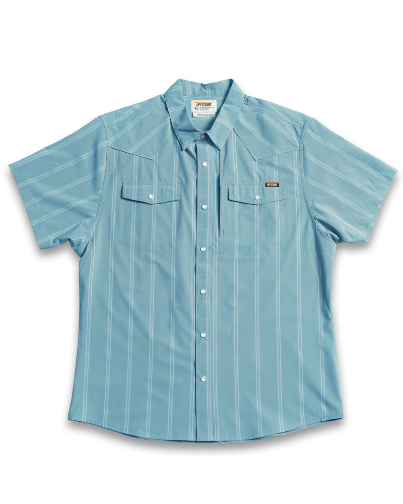 Load image into Gallery viewer, Daryll SS Shirt - Mid Blue