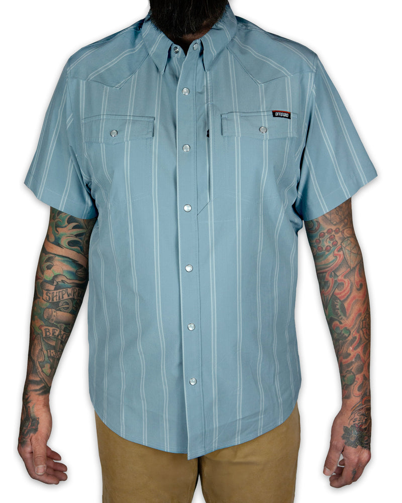Load image into Gallery viewer, Daryll SS Shirt - Mid Blue