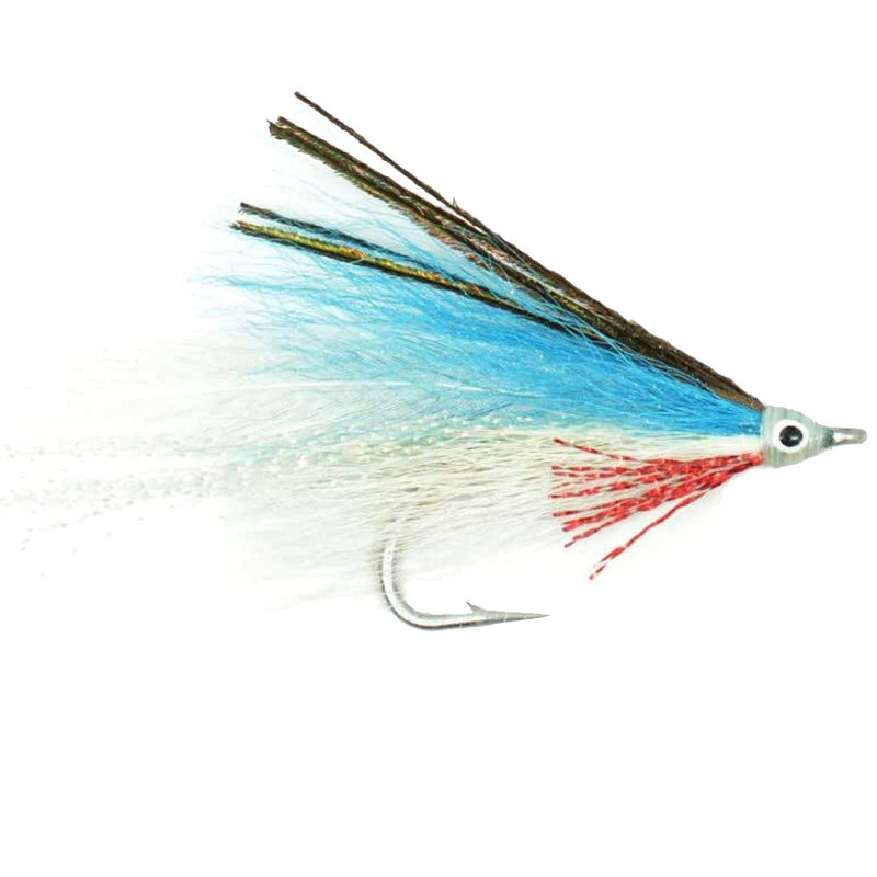Load image into Gallery viewer, Lefty's Deceiver Saltwater Streamer Fly - Blue/White - 1 Dozen Hook Size 1/0
