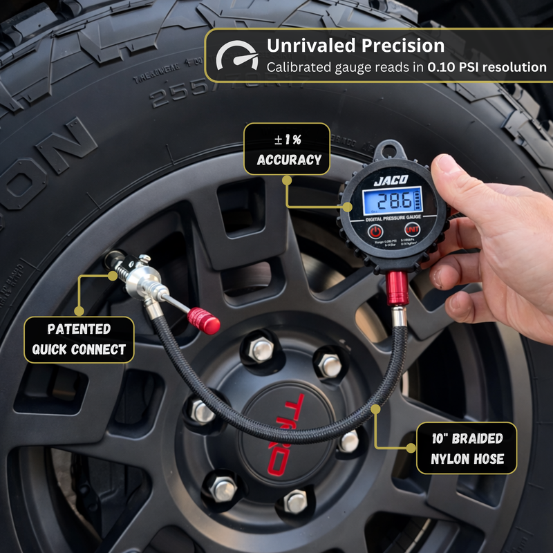 Load image into Gallery viewer, Lightning™ RX4 Digital Tire Deflator with Gauge | Quick-Connect Rapid Air Down Tool for Off Road 4x4